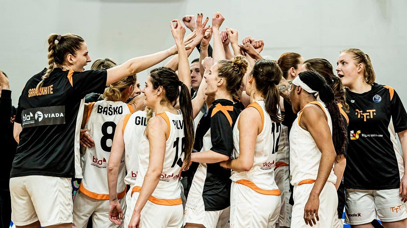 TTT basketbolistes: trešais Baltijas līgas fināls. Foto: Renārs Koris