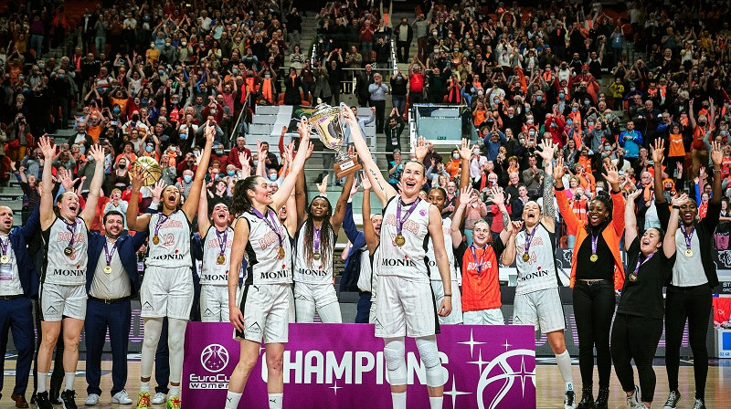 "Bourges" basketbolistes 2022. gada 7. aprīlī. Foto: EuroCup Women