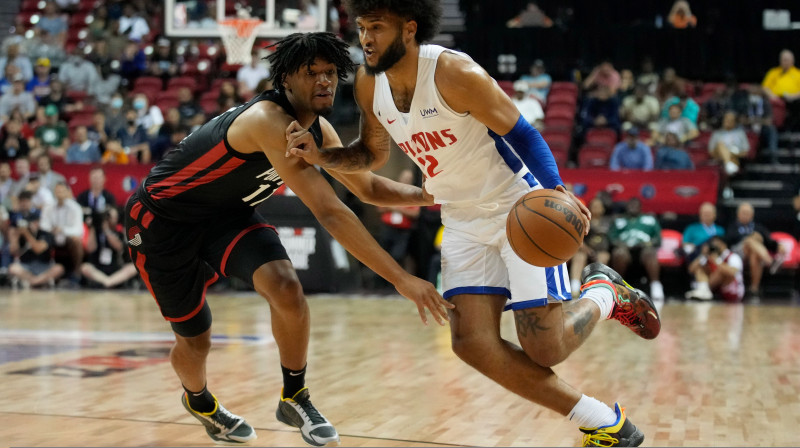 Šeidons Šārps NBA vasaras līgā, pārstāvot Portlendas ''Trail Blazers''. Foto: AP/Scanpix