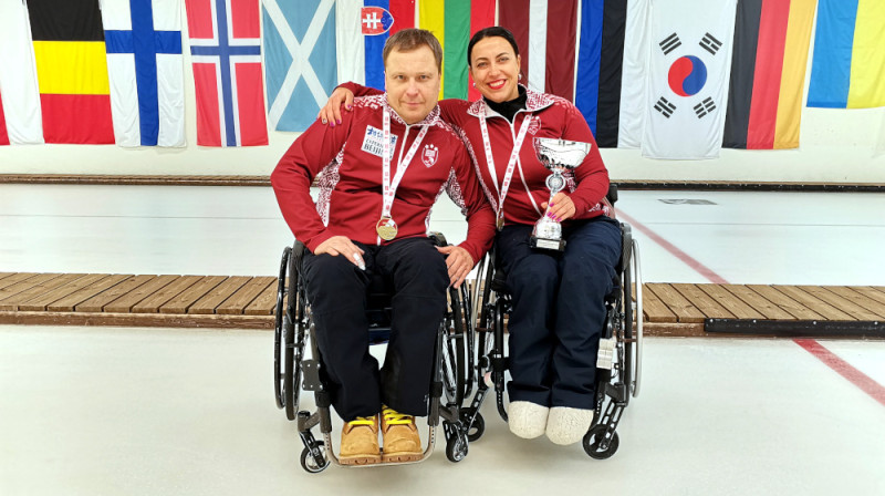 Aleksandrs Dimbovskis, Poļina Rožkova
Foto: Linda Mangale