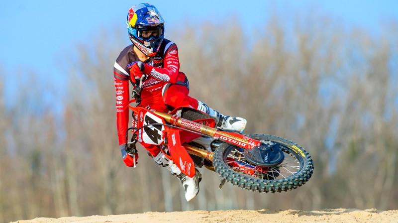 Pauls Jonass. Foto: Standing Construct Honda MXGP