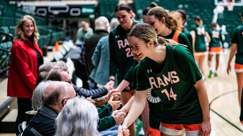 Marta Leimane 2023. gada 20. janvārī. Foto: Colorado State WBB