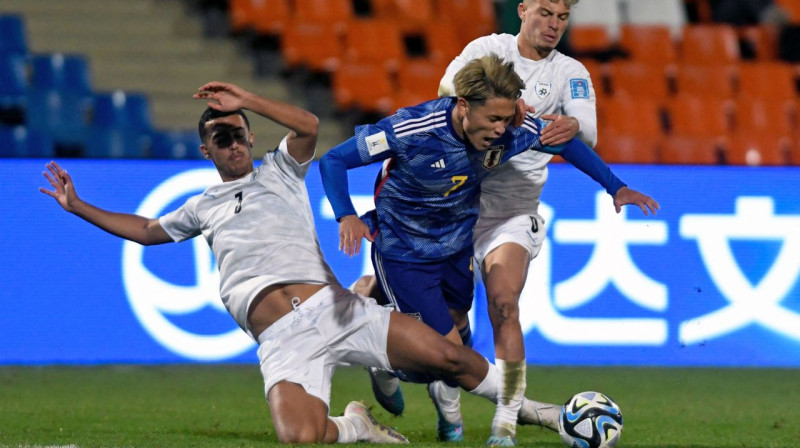 U20 Pasaules kausa izcīņa: Izraēla pret Japānu. Foto: Andres Larrovere/AFP/Scanpix