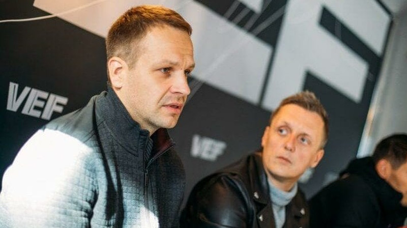 Jānis Gailītis un Edgars Jaunups. Foto: VEF Rīga