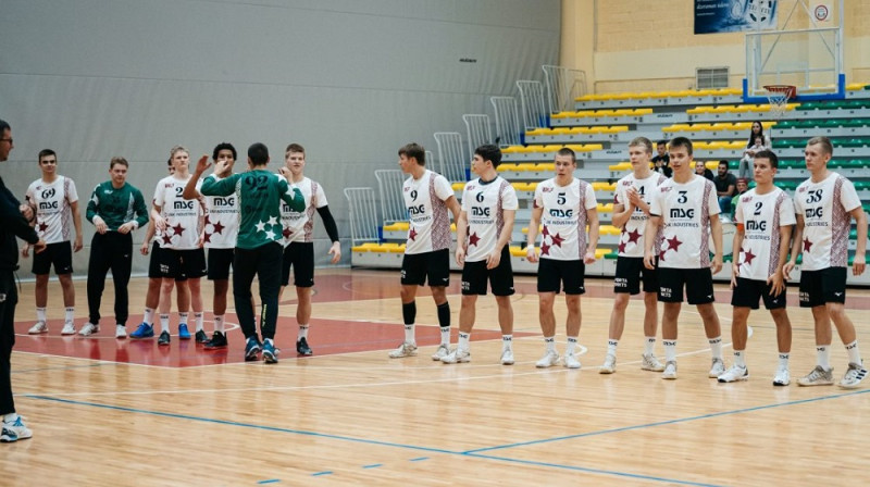MSĢ komanda. Foto: Latvijas Handbola federācija.