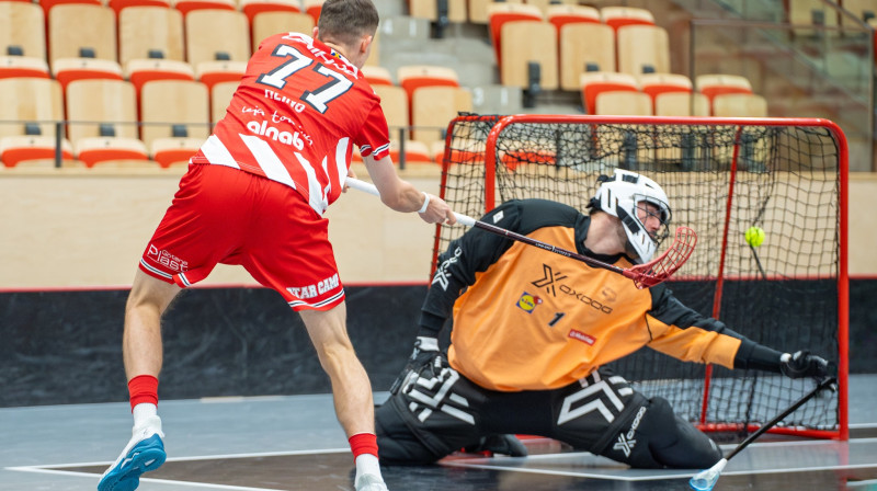 Epizode no "Pixbo" un "SV Wiler Ersigen" spēles, foto: Pixbo Innebandy