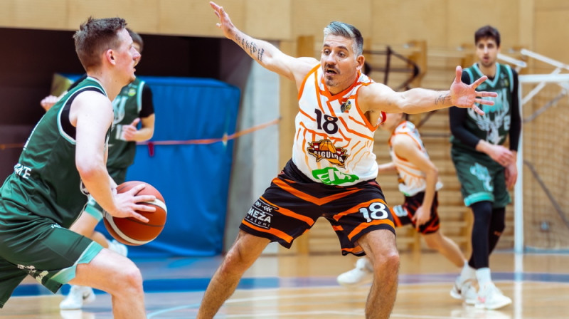 Kristaps Valters aizsardzībā. Foto: Kristaps Andiņš