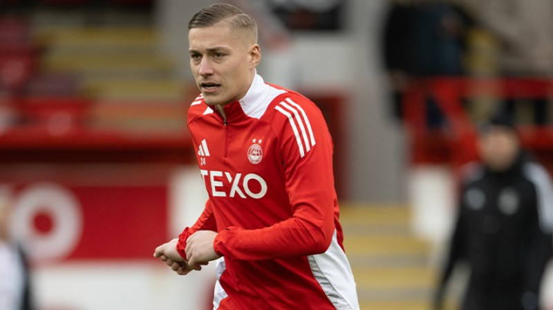 Kristers Tobers. Foto: Aberdeen FC