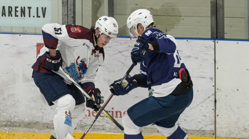 "Zemgale"/LBTU pret "Mogo"/RSU. Foto: Guntis Lazdāns/LHF