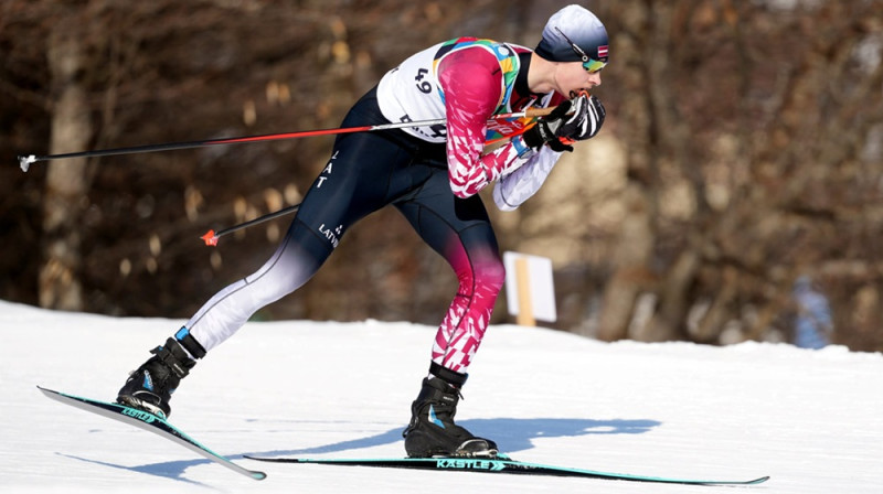 Uzvarētājs Bruno Bilans. Foto: Ski.lv