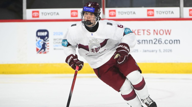 Martins Klaucāns. Foto: IIHF