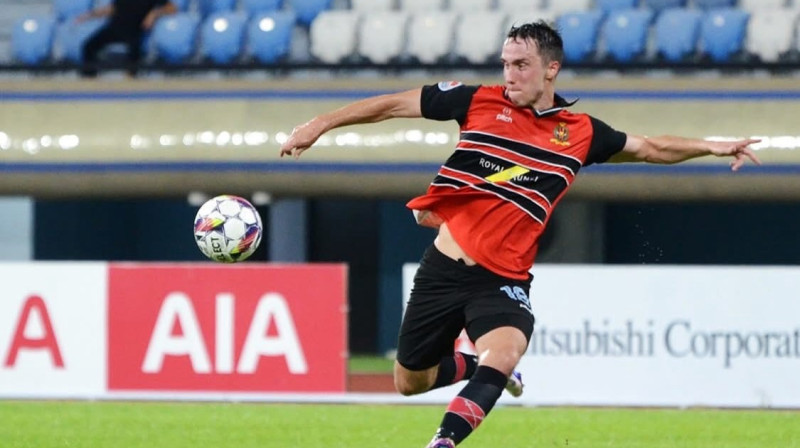 Dāvis Ikaunieks. Foto: DPMM FC