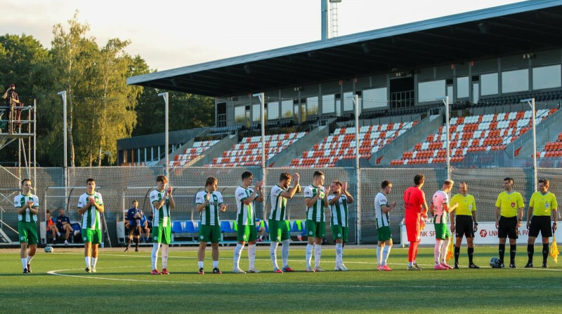 Mārupes komandas futbolisti. Foto: Sigita Cimermane