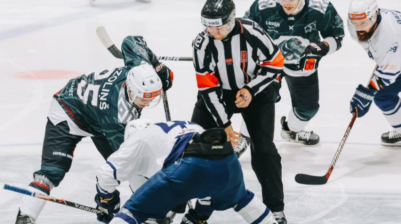 "Liepājas HK" pret "Mogo"/RSU. Foto: Liepājas hokeja komanda