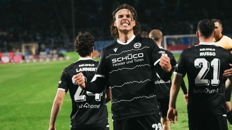 Roberts Uldriķis. Foto: DSC Arminia Bielefeld