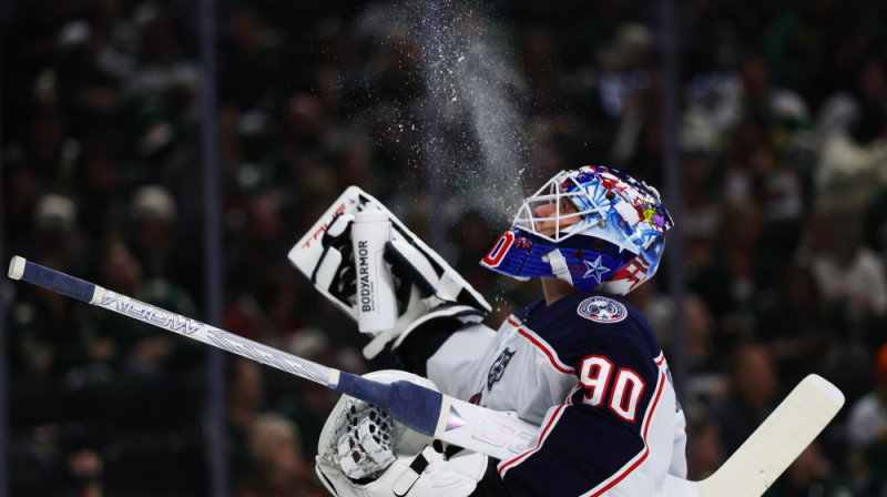 Elvis Merzļikins. Foto: AP/Scanpix