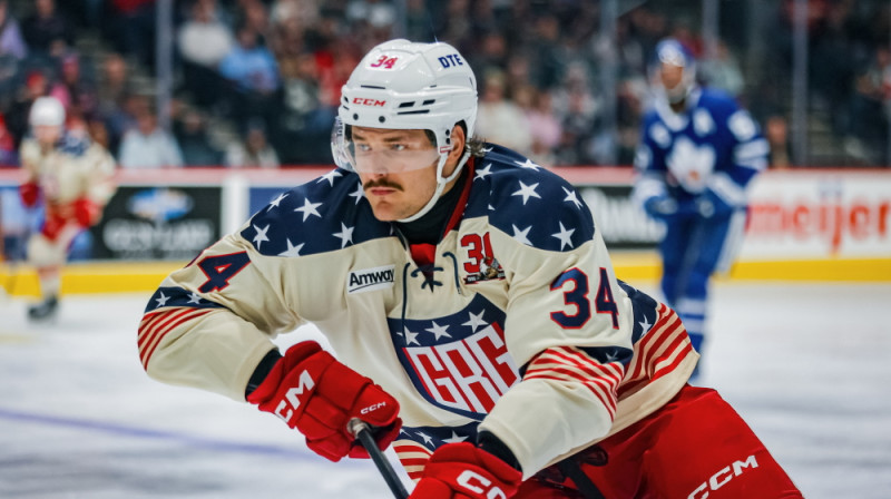 Eduards Tralmaks. Foto: Grand Rapids Griffins
