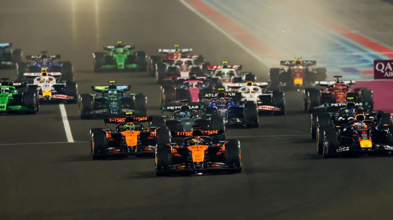 Kataras F1 sacensību starts. Foto: f1.com