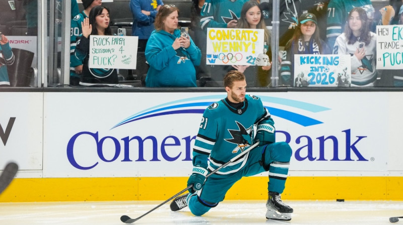 Aleksanders Venberjs. Foto: San Jose Sharks