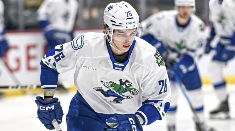 Anrī Ravinskis. Foto: Abbotsford Canucks