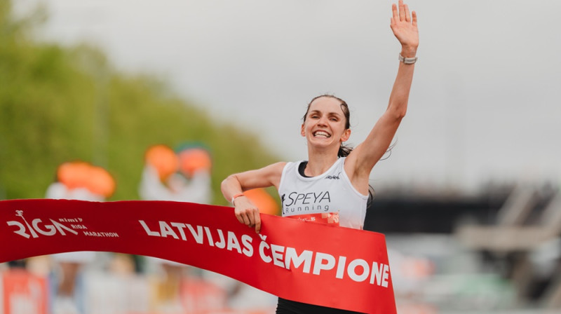 Anna Kļučņika. Foto: Rimi Rīgas maratons.