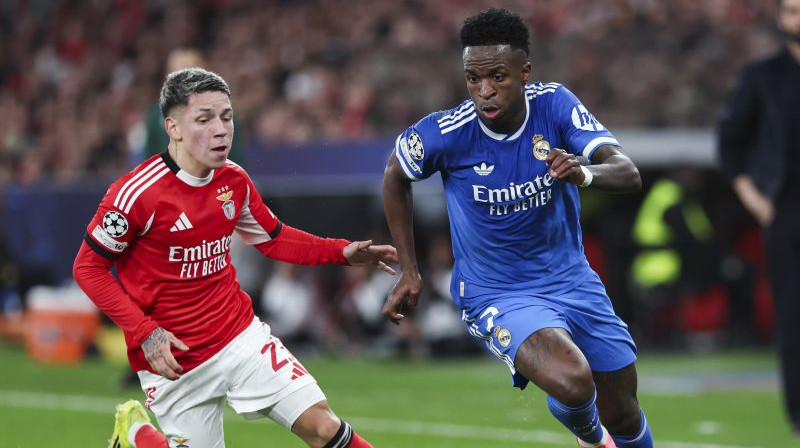 Džanluka Prestianni un Vinisiuss. Foto: Zumapres.com/Scanpix