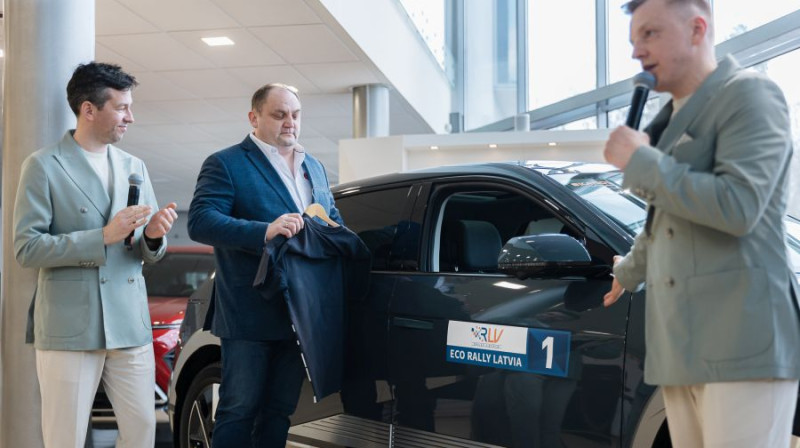 Edgars Svencis, Jānis Krastiņš un Krišjānis Caune. Foto: Toms Svilāns