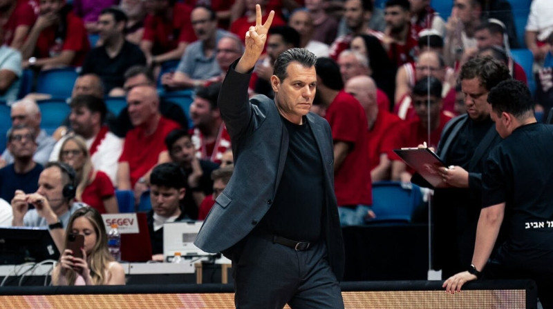 Dimitris Itudis. Foto: Hapoel Tel Aviv BC