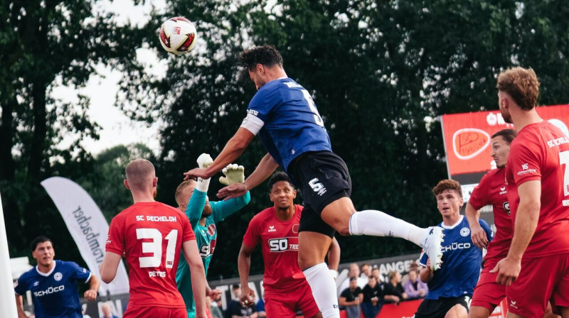 Pekeloha pret Bīlefeldes "Arminia". Foto: DSC Arminia Bielefeld
