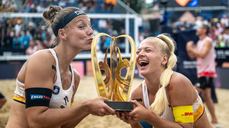 Katja Stama un Raisa Shona. Foto: CEV