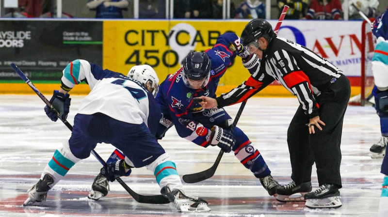 Dandī "Stars" pret Kijivas "Capitals". Foto: Derek Black/Dundee Stars
