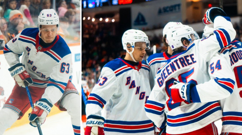 Alberts Šmits. Foto: New York Rangers