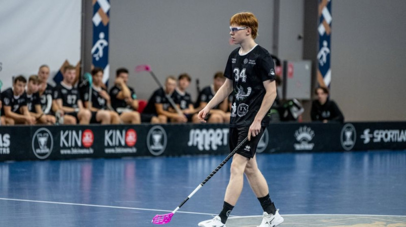 Rūdolfs Niedrājs, foto: Jānis Lārmanis, Floorball.lv