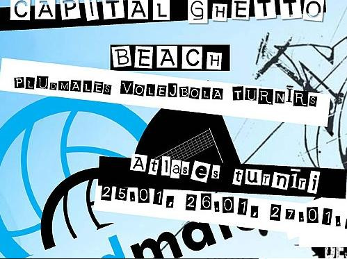 "Pludmalē", Skonto hallē notiks otrais "Capital Ghetto Beach" turnīrs