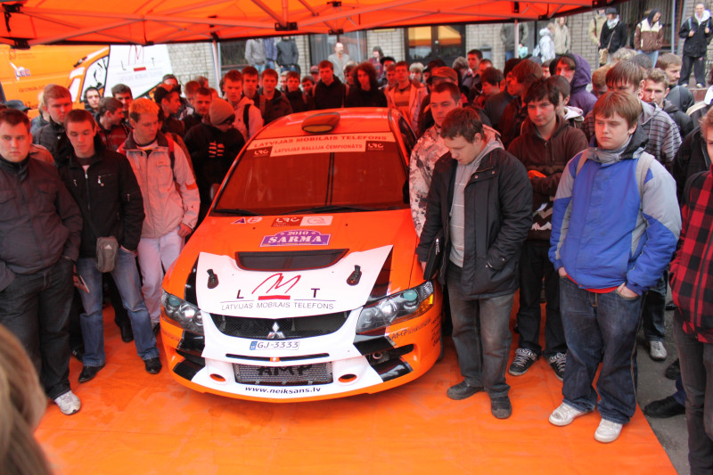 LMT rallija komanda aicina uz "Automehānika 2010" atklāšanu