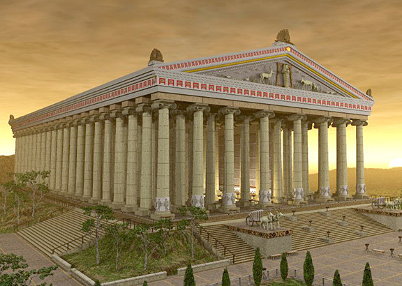 Artemīdas templis Efesā - viens no 7 pasaules brīnumiem
