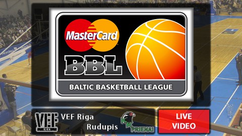 BBL play-off: VEF - "Rūdupis"