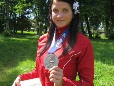 Mūzei Latvijas junioru rekords šķēpmešanā