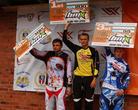 Treimanis un Vinters triumfē "BMX Grand Prix Latvia" piektajā posmā