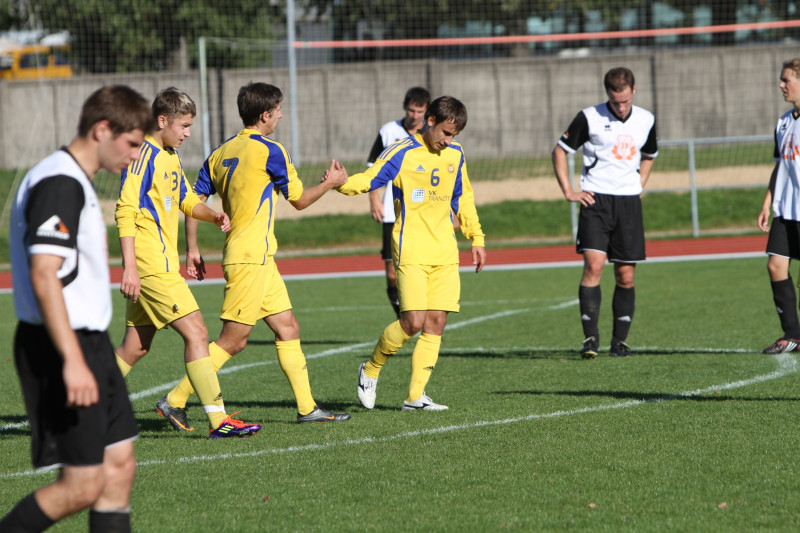 1. līga: ''Metta/LU'' un RFS spēlē neizšķirti, ''Ventspils-2'' iesit 13 golus