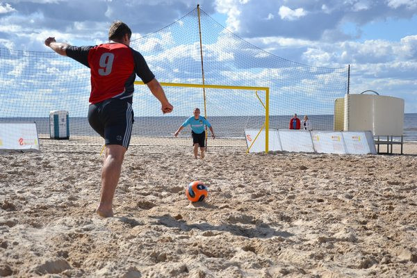 Notiks Latvijas kausa izcīņa pludmales futbolā