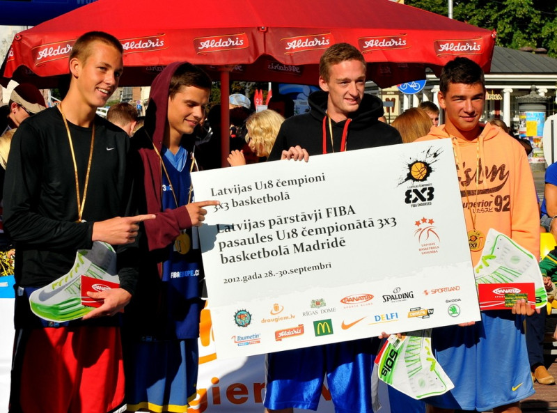 Latvijas čempionāts 3x3 basketbolā: uz pasaules U18 čempionātu Madridē brauks ventspilnieki