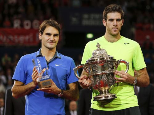 Del Potro Bāzeles finālā sakauj Federeru