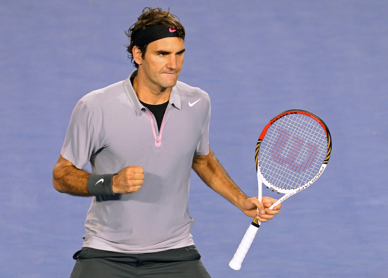 Federers 10. gadu pēc kārtas iekļūst Melburnas pusfinālā