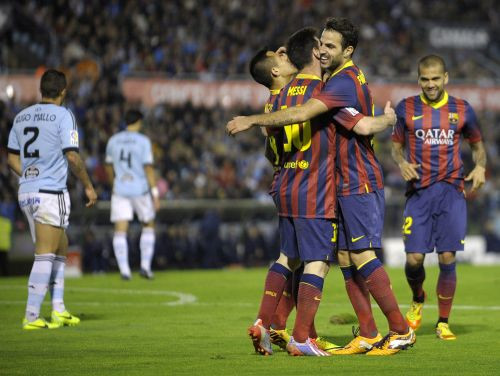 Fabregass spīd, "Barcelona" uzvar Vigo