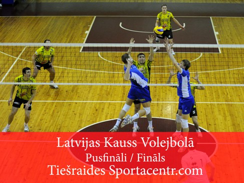 Latvijas Kausa izcīņa volejbolā - tiešraide Sportacentrs.com