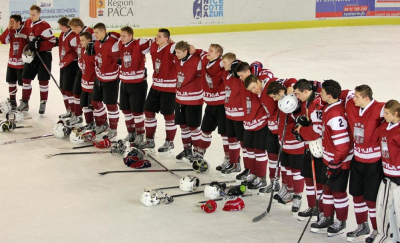 Latvijas U18 izlase uzveic mājiniekus frančus