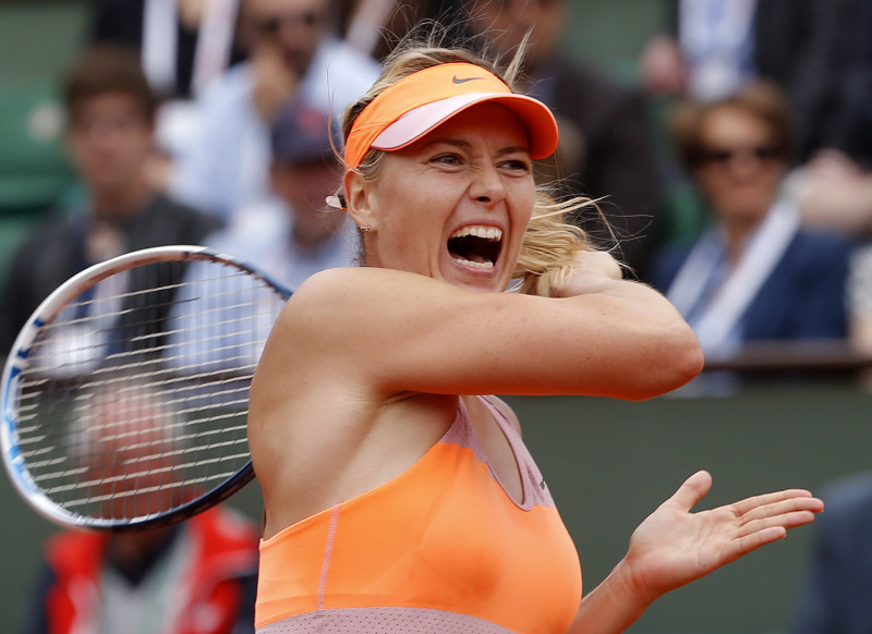 Šarapova ceturto gadu pēc kārtas spēlēs "French Open" pusfinālā