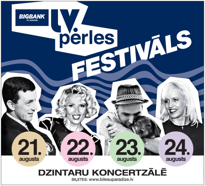 Šonedēļ Dzintaros – festivāls “BIGBANK LATVIJAS PĒRLES”