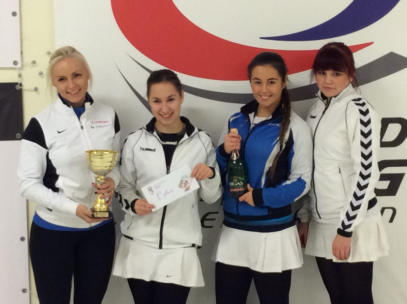 Pirmajā "Riga Junior Open" uzvar igauņu kērlingistes